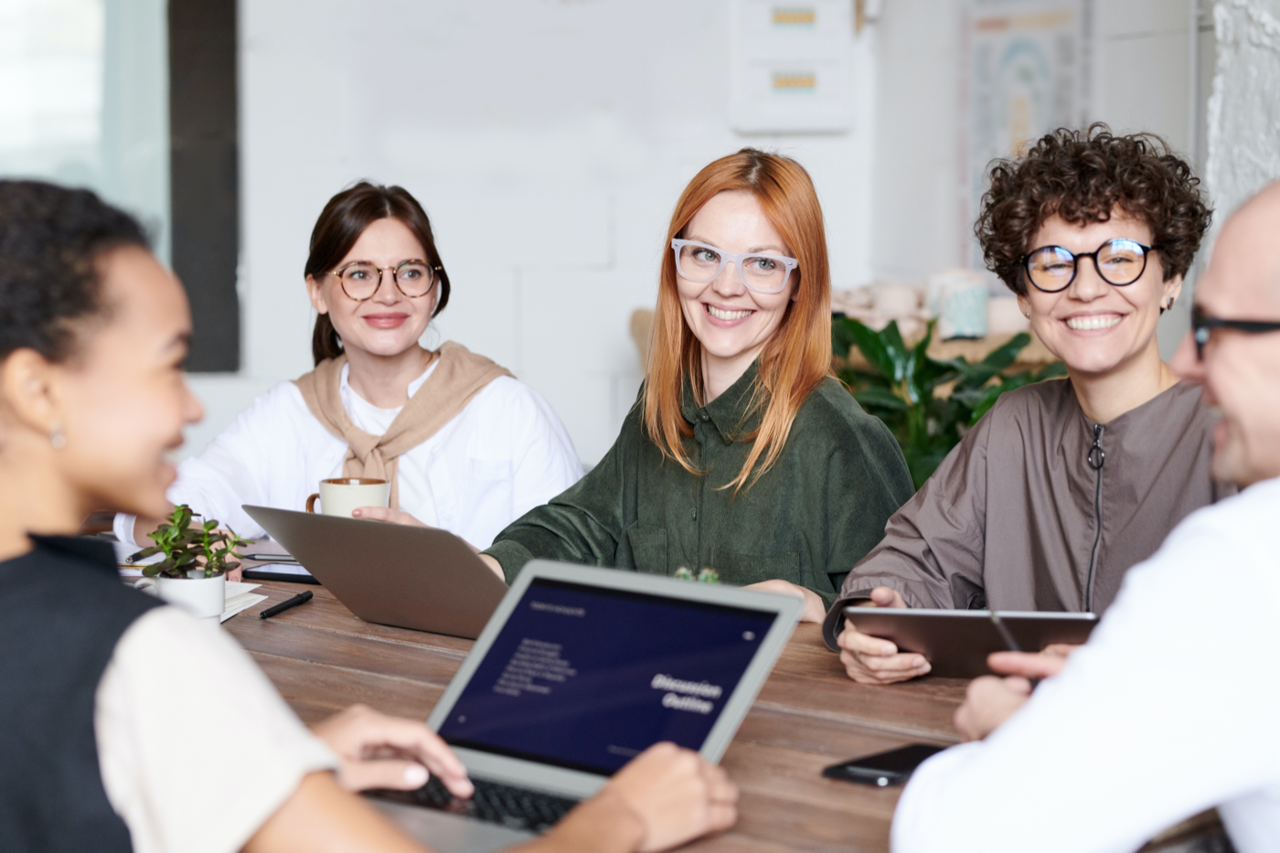 Customer support meeting